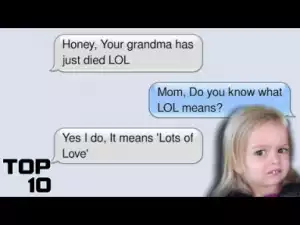 Video: Top 10 Most Awkward Text Messages Ever